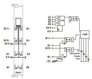 WAGO 750-671 Steppercontroller,DC 24 
