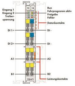 WAGO 750-671 Steppercontroller,DC 24 