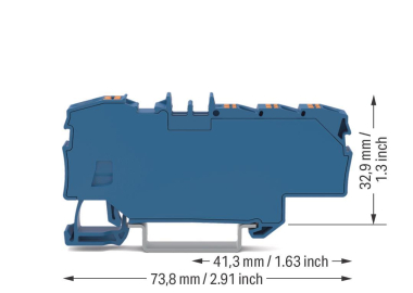 WAGO 2206-8034 Verteilerklemme,mit 