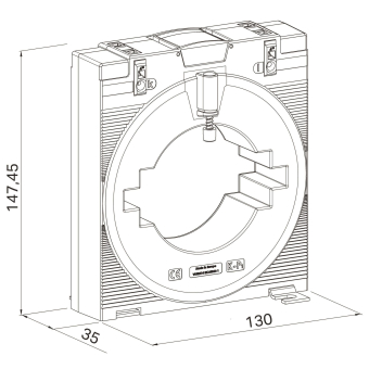 WAGO 855-1001/2500-1001 Aufsteck-Strom- 