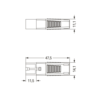 WAGO 893-1012 Stecker,mit 