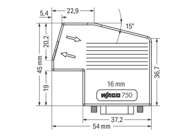 WAGO 750-960 PROFIBUS-Feldbusstecker,mit 