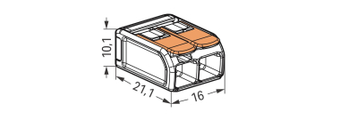 WAGO 221-612 COMPACT-Verbindungsklemme, 