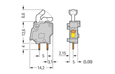 WAGO 257-451 Anreihbare 