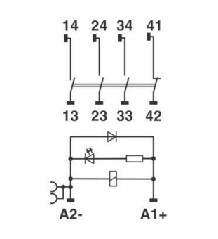 Phoenix   RIF-RPT-LDP-24DC/1X2/3X1/AU/FG 