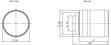 SIEM Mini-Objektiv 25mm,   6GF9001-1BG01 