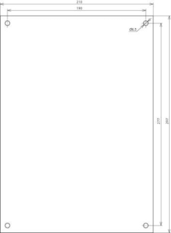 DEHN Hinweisschild 210x297x0,7mm  480699 