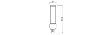 Ledvance DULUX LED D13 EM & AC MAINS V 