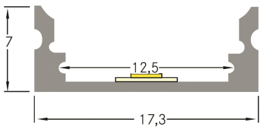BRUM Alu-Profil-Set 2x 2500mm   15891260 