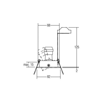 BRUM HV-Einbaustr. GU10 max.    36147220 