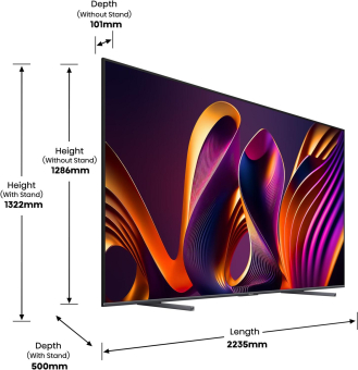 Hisense 100E77NQ/Pro si QLED-TV 