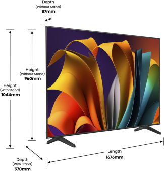 Hisense 75A6N sw LED-TV 