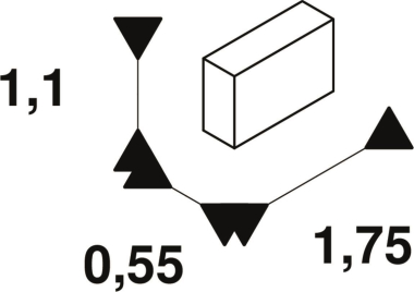 SLV GRAZIA 10 Endkappen f.Aufbau 1000476 