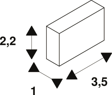 SLV GRAZIA 20 Endkappe f.Aufbau- 1000560 