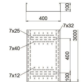OBO BKRS 1040 FS Kabelrinne BKRS 
