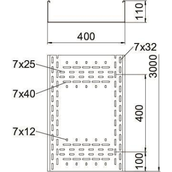 OBO BKRS 1140 FS Kabelrinne BKRS 