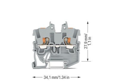 WAGO 2250-1201 2-Leiter-Mini-Durchgangs- 