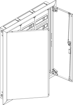 ABN Flachverteiler UP/HW T:110mm    UK37 