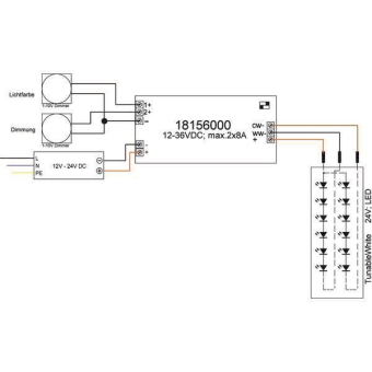 BRUM Tunable White dimmer 1-    18156000 