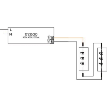 BRUM LED-Konverter 1000mA 33W,  17835010 