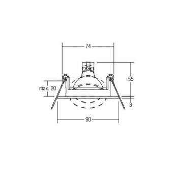 BRUM NV-Einbaustrahler          20353680 