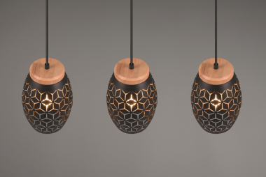 Trio PL BIDAR, 3xE27,          R31573080 