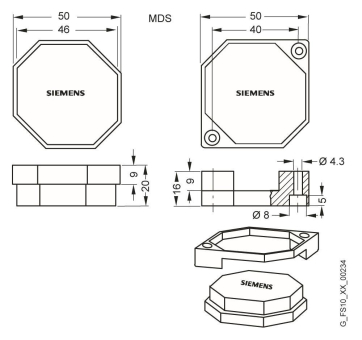 Siemens 6GT28005BD00 SIMATIC RF300 