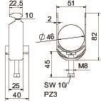 OBO BS-H1-K-46 FT Bügelschelle 2056 