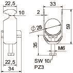 OBO BS-H1-K-28 FT Bügelschelle 2056 