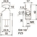 OBO BS-H1-K-12 ALU Bügelschelle 2056 