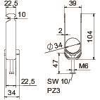 OBO BS-H2-K-34 FT Bügelschelle 2056 2f 