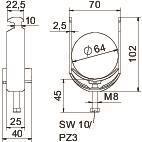 OBO BS-H1-K-64 FT Bügelschelle 2056 