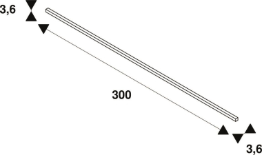 SLV S-TRACK DALI Schiene 3m weiß 1002634 