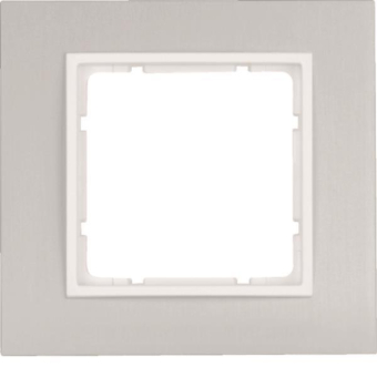 Berker Rahmen B.7 Alu/polarweiß 10116914 