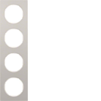 Berker Rahmen R.3 Alu/polarweiß 10142274 