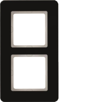 Berker RA 2F Q.7 GLAS SCHW      10126076 