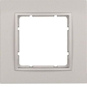 Berker Rahmen B.7 alu, matt     10116424 