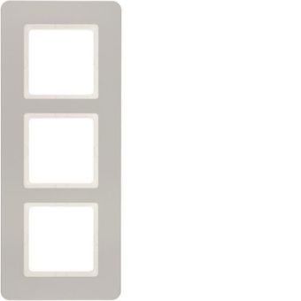 Berker Rahmen 3fach Q.7 alu     10136184 