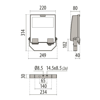 PIL Scheinwerfer GUELL2+   LTF1122FA830 