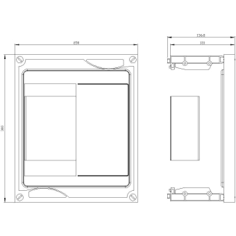 Siemens 8GK4550-2KK12 ALPHA400/630 H=300 