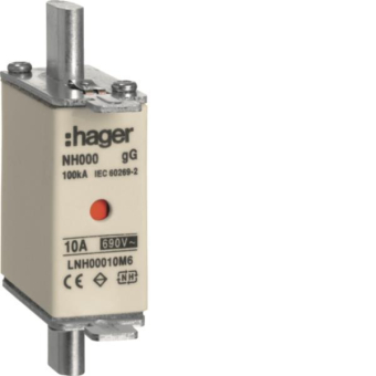 Hager Sicherungseinsatz NH000 LNH00010M6 
