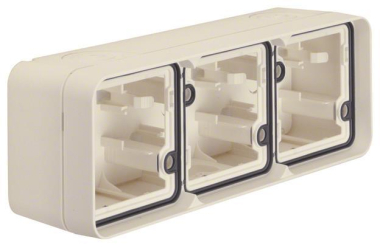 Berker Gehäuse m.Rahmen 3fach 6019303502 