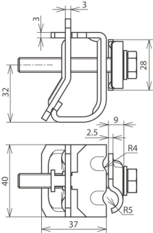 DEHN Dachrinnenklemme             339101 