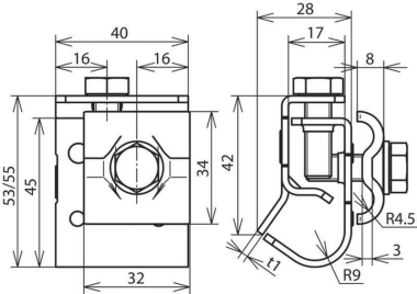 DEHN Dachrinnenklemme             339057 
