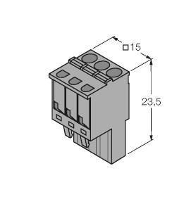 Turck Abziehbare         IM-CC-3X2BK/2BK 