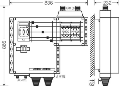 Hensel anschlussfertiger    Mi AS 6142 S 
