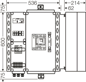 Hensel PV-Freischaltstelle 70 Mi AE 3224 