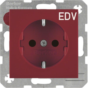 BER Steckdose SCHUKO S.1 rot,   47238922 