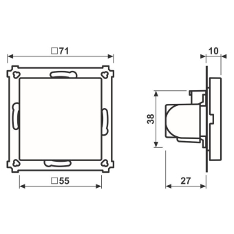 Jung USV-Modul              NRSAS0834USV 