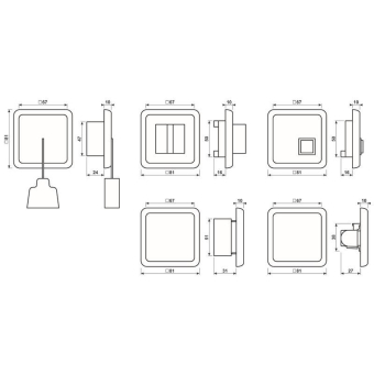 Jung Notrufset             NRSCD0834-2WW 